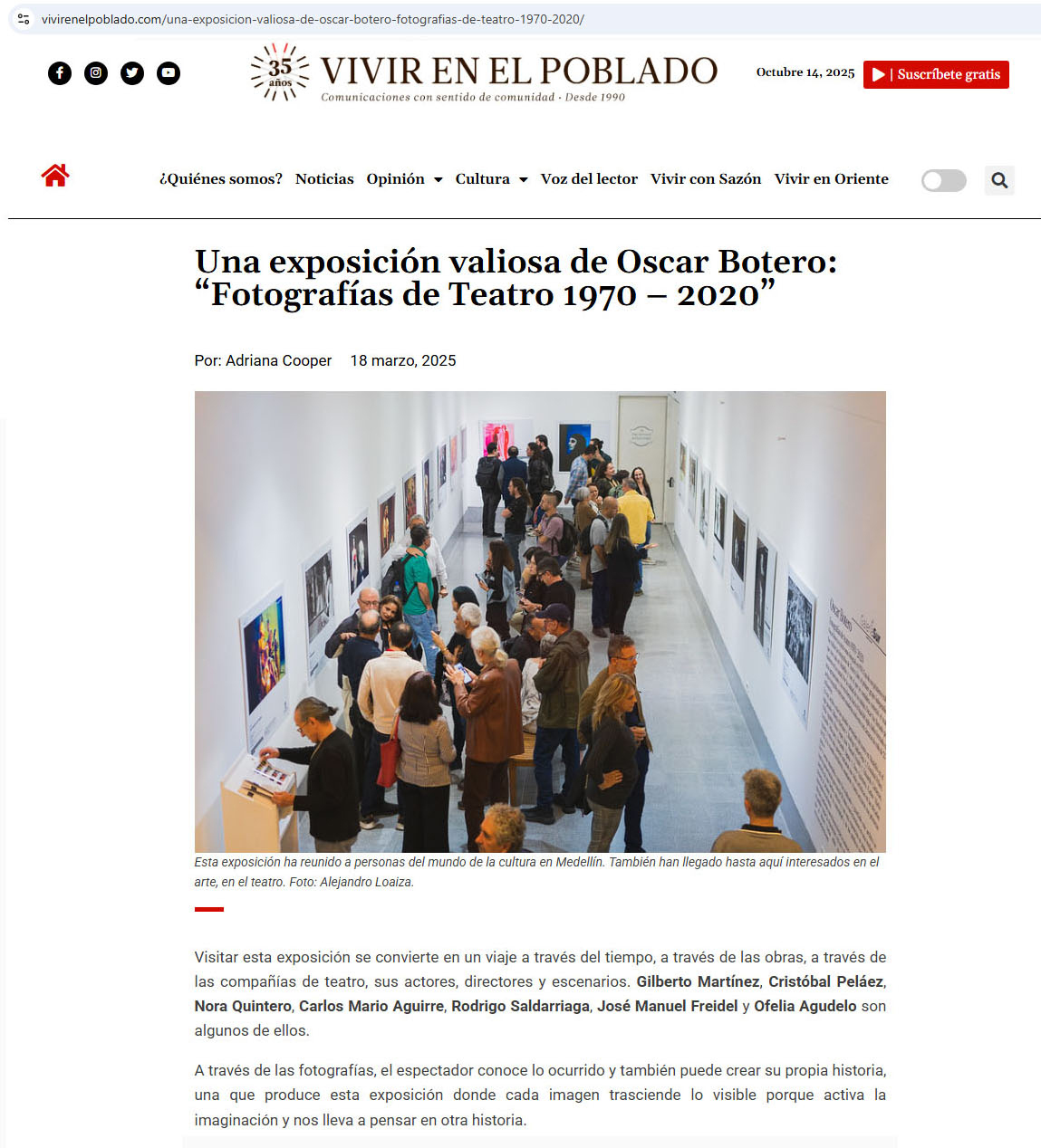 Reconocimientos y Comentarios